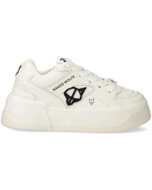 Naked Wolfe Crash Trainers - White