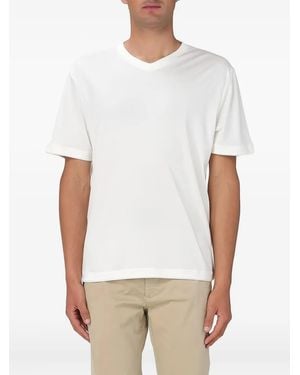 Eleventy V-neck T-shirt - Weiß