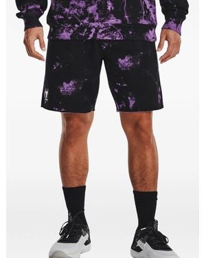 Under Armour Project Rock Rival Running Shorts - Blue