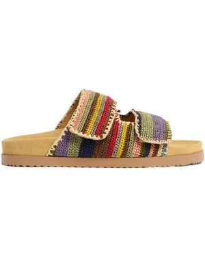 DSquared² Gestreifte Sandalen - Mehrfarbig