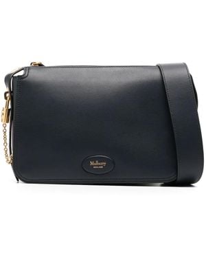 Mulberry Billie Leather Crossbody Bag - Grey