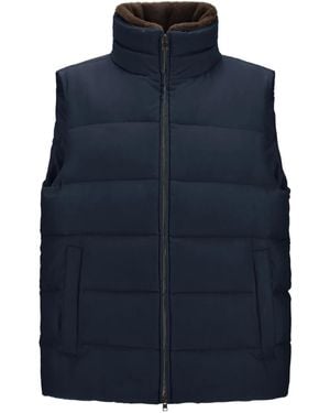 Herno Padded Gilet - Blue