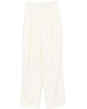 AYA MUSE Pleated Trousers - White