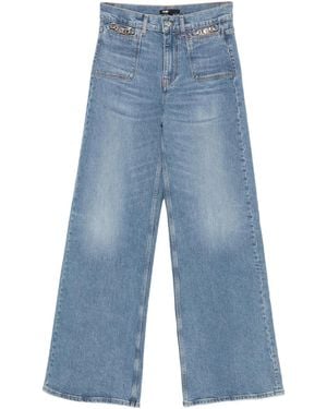 Maje Jeans Svasati Con Catena - Blu