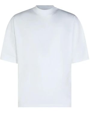 Jil Sander Mock-Neck T-Shirt - White