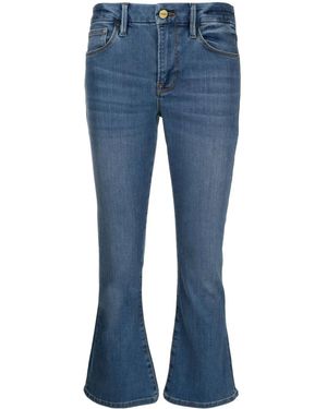 FRAME Vaqueros Acampanados De Talle Bajo - Azul