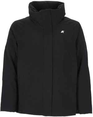 K-Way High-Neck Jacket - Black