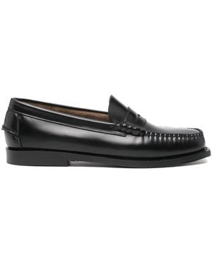 Sebago Madison Square-Toe Loafers - Black