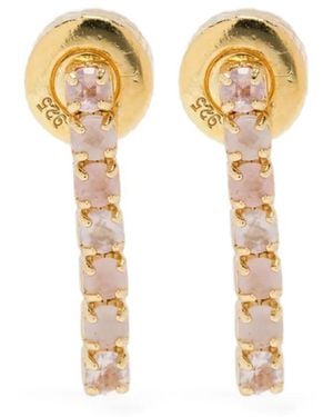 Ryenn's Eyes Tennis Earrings - Metallic