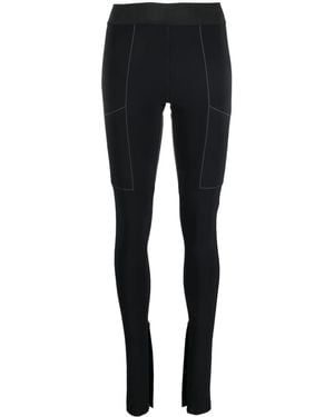 Coperni Leggings C+ Con Spacco - Blu