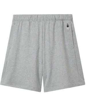 Chocoolate Cotton Track Shorts - Grey