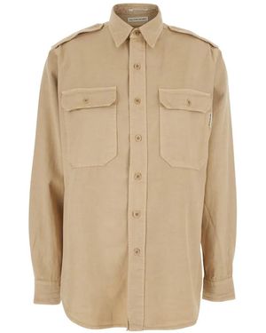 Roy Rogers Pocket Button Shirt - Natural