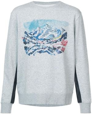 Aztech Mountain Crater Lake sweatshirt - Blu