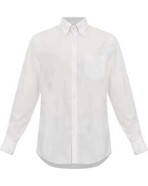 Paul & Shark Soffio Button-Down Chest-Pocket Shirt - White