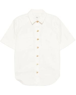 Aje. Halo Embroidered Shirt - White