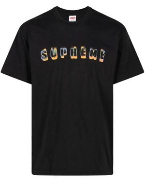 Supreme Stencil Tシャツ - ブラック