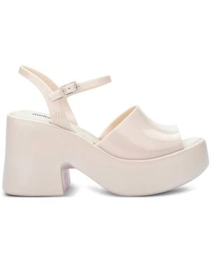 Melissa Lina Platform Sandals - Natural