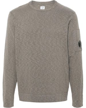 C.P. Company Trui Met Detail - Grijs
