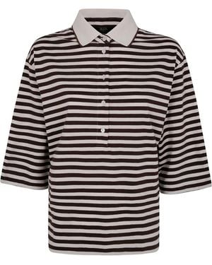 Seventy Polo A Righe - Nero