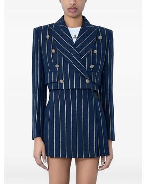 Vivienne Westwood Striped Blazer - Blue