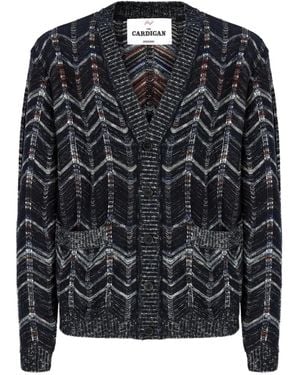 Missoni Vest Met Chevron Afwerking - Zwart