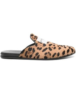 Givenchy Loafer mit Leoparden-Print - Braun