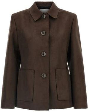 MISENITHE Scarlett Blazer Met Overhemdkraag - Bruin