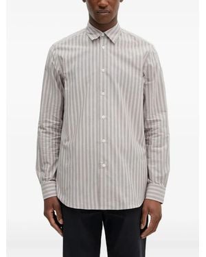 Paul Smith Striped Long-Sleeves Shirt - Grey