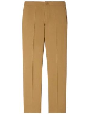 Sandro Jersey Trousers - Natural