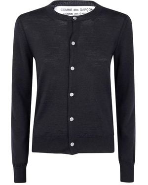 Comme des Garçons Cárdigan De Lana - Azul