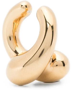Panconesi Intertwined Hoop Earrings - Metallic