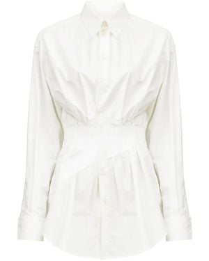 MM6 by Maison Martin Margiela コットン シャツ - ホワイト