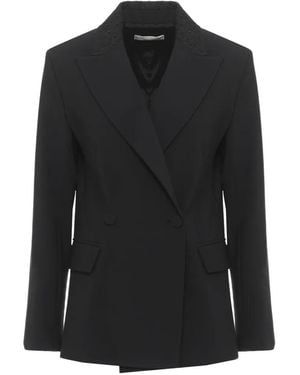 Antonelli Veste Croisée À Ornements - Black