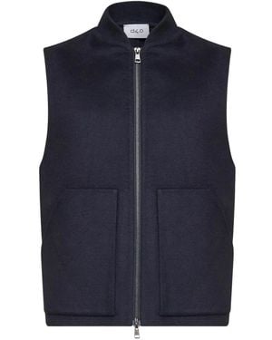 D4.0 Wool Gilet - Blue