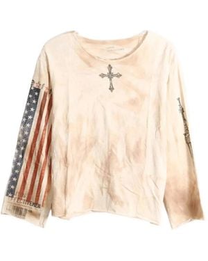 SAITOS Pilgrim Long-Sleeved T-Shirt - Natural