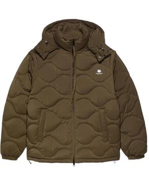 New Amsterdam Quilted Hooded Jacket - Green