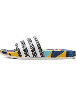 adidas Adilette "black" サンダル - グリーン