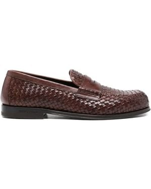 DSquared² Neoclassic Calf Leather Loafers - Brown