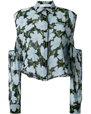 Off-White c/o Virgil Abloh Cropped Shirt - Multicolour