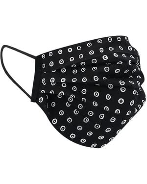 10 Corso Como Circle-Print Face Mask - Black