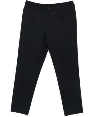 Dolce & Gabbana Wool Canvas Trousers - Black
