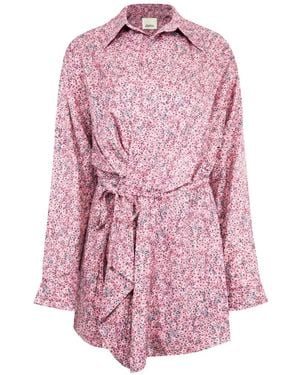 Isabel Marant Harmony Blouse Dress - Pink