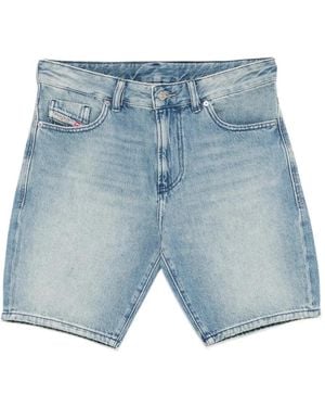 DIESEL D-Fin Belt-Loop Shorts - Blue