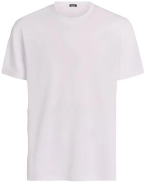 Kiton T-Shirt Mit Rundem Ausschnitt - Weiß