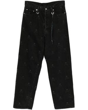 Mastermind Japan モノグラム ジーンズ - ブラック