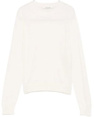 Liviana Conti Crew-Neck Raglan-Sleeve Jumper - White
