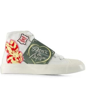 KENZO Hoshi Patch-Detail Sneakers - White