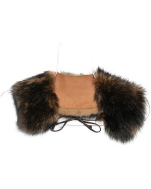 EMERSON RENALDI Liv Shearling Collar - Black