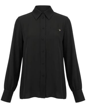 Valentino Garavani Vlogo Signature Pocket Shirt - Black