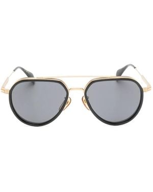 David Beckham Pilot-Frame Sunglasses - Metallic
